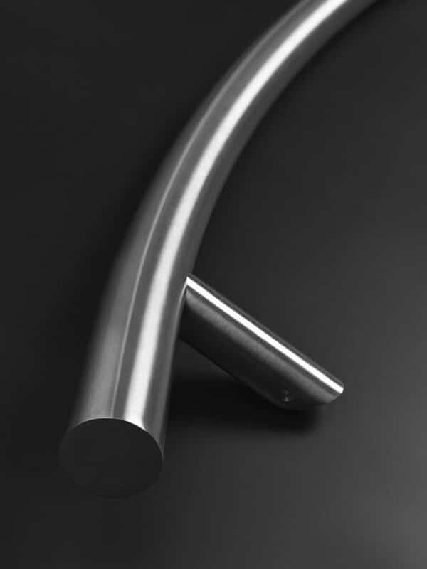 Maner inox curbat