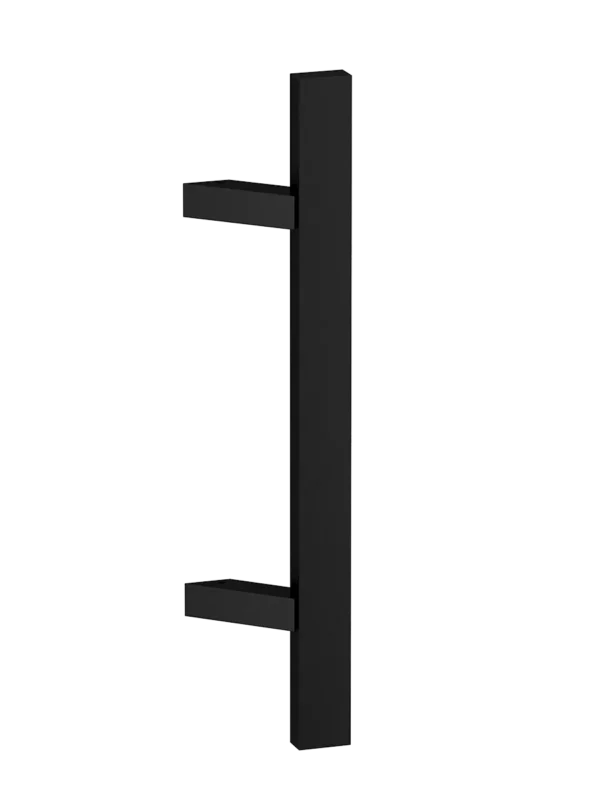 Mâner inox trăgător negru 1000 mm - imagine 2